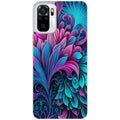 Coque taperso pour Redmi Note 10 4G 5G PRO 10S avec motif tropical violet et des fleurs protection antichoc personnalisée