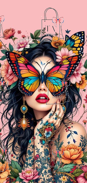 Femme papillon