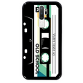Coque noire taperso pour OPPO A5 A9 2020 personnalisable avec motif cassette vintage protection antichoc personnalisée