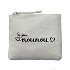 Chaussettes paillettes doré motif super nounou