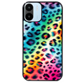 Coque noire taperso pour Redmi A1 et A2 avec motif leopard arc protection antichoc personnalisée