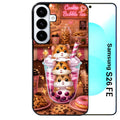 Coque pour Galaxy S26 et PLUS ULTRA FE hamster cookie bubble tea