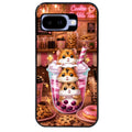 Coque pour Pixel 8A 9A 10A hamster cookie bubble tea