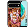 Coque pour Pixel 10 / 11 / PRO / XL hamster cookie bubble tea