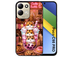 Coque pour POCO C95 PRO hamster cookie bubble tea