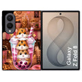 Coque pour Z FOLD 8 hamster cookie bubble tea