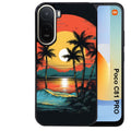 Coque pour POCO C81 PRO hawaii palmier