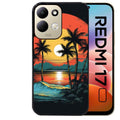 Coque pour Redmi 17 et 17C 4G 5G hawaii palmier