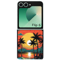 Coque pour Z FLIP 6 7 8 hawaii palmier
