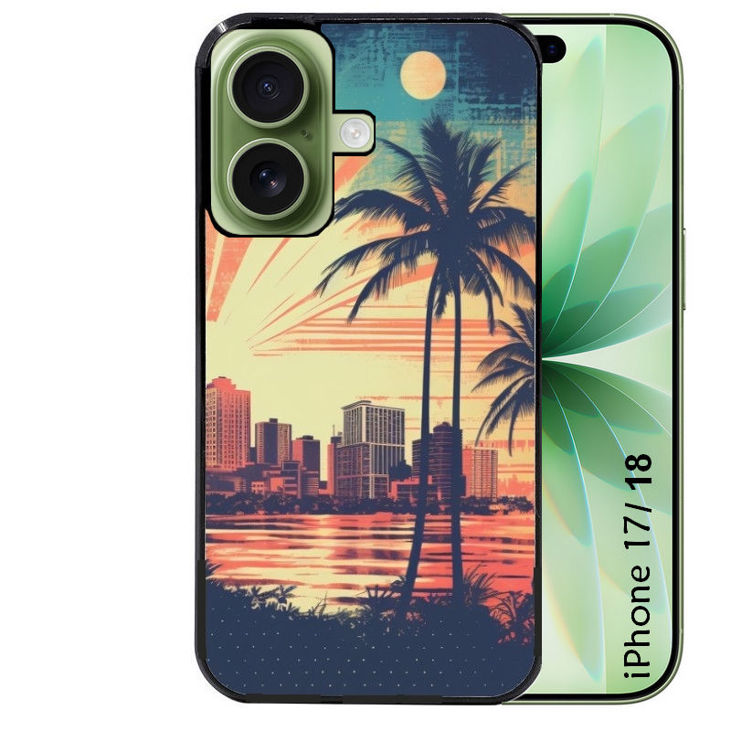 Coque pour Iphone 18 / PRO / PRO MAX / 18E hawaii retro