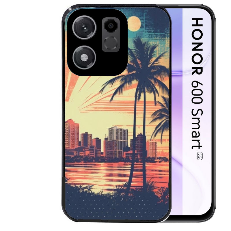 Coque pour Honor 600 SMART hawaii retro