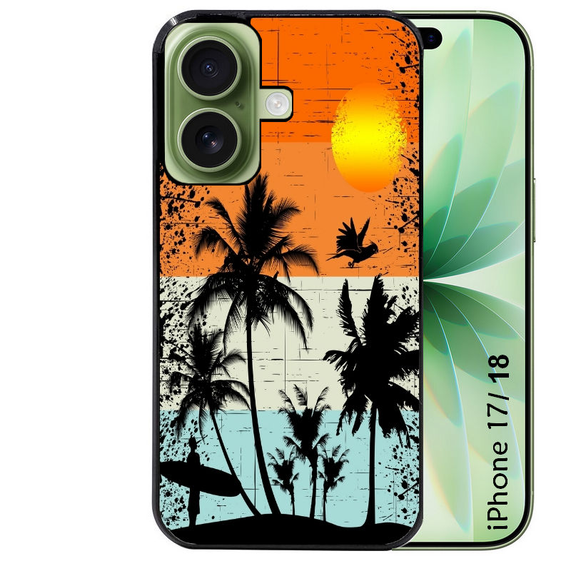 Coque pour Iphone 18 / PRO / PRO MAX / 18E hawai sun
