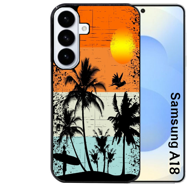 Coque pour Galaxy A08 A18 A28 A38 A58 hawai sun