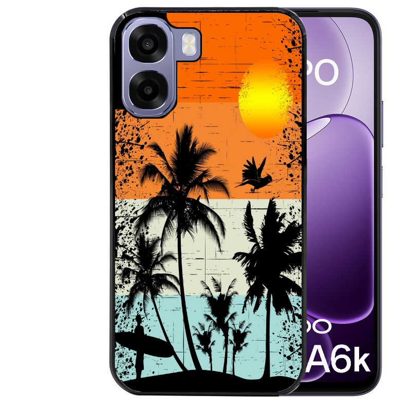 Coque pour Oppo A6 A6 A6K hawai sun