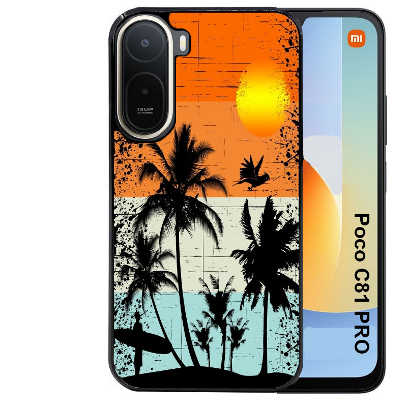 Coque pour POCO C81 PRO hawai sun