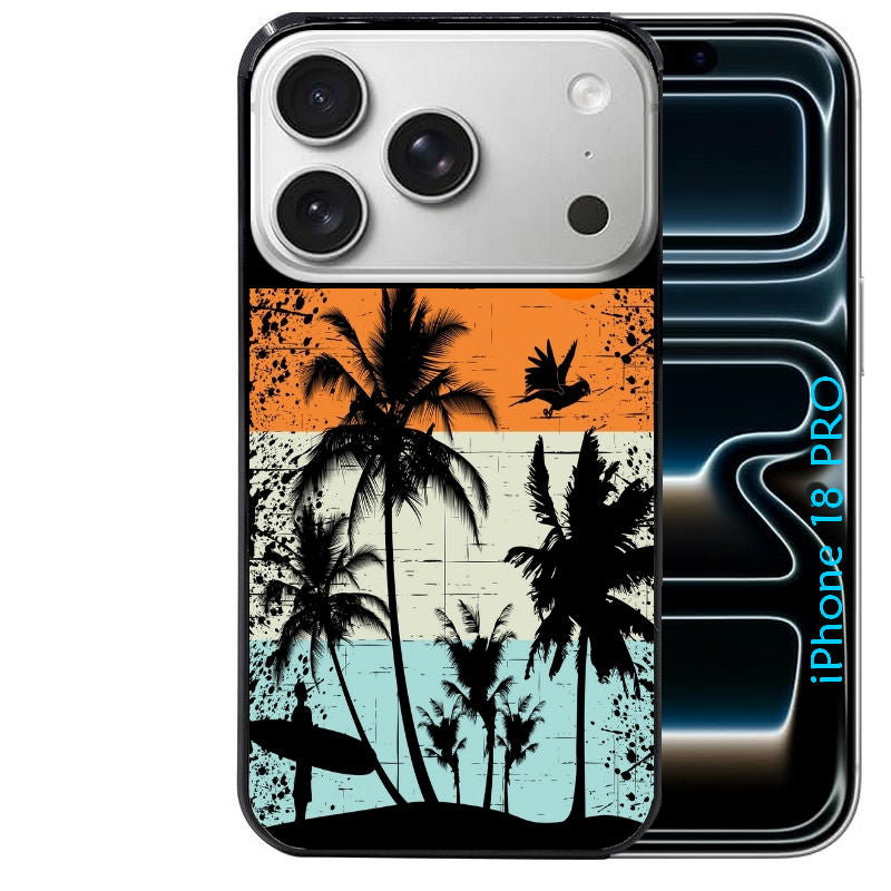 Coque pour Iphone 18 / PRO / PRO MAX / 18E hawai sun
