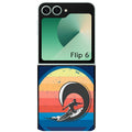 Coque pour Z FLIP 6 7 8 hawaii surf