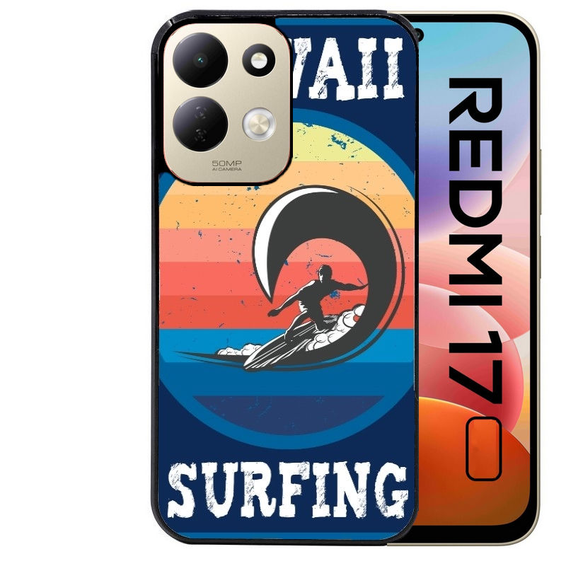 Coque pour Redmi 17 et 17C 4G 5G hawaii surf