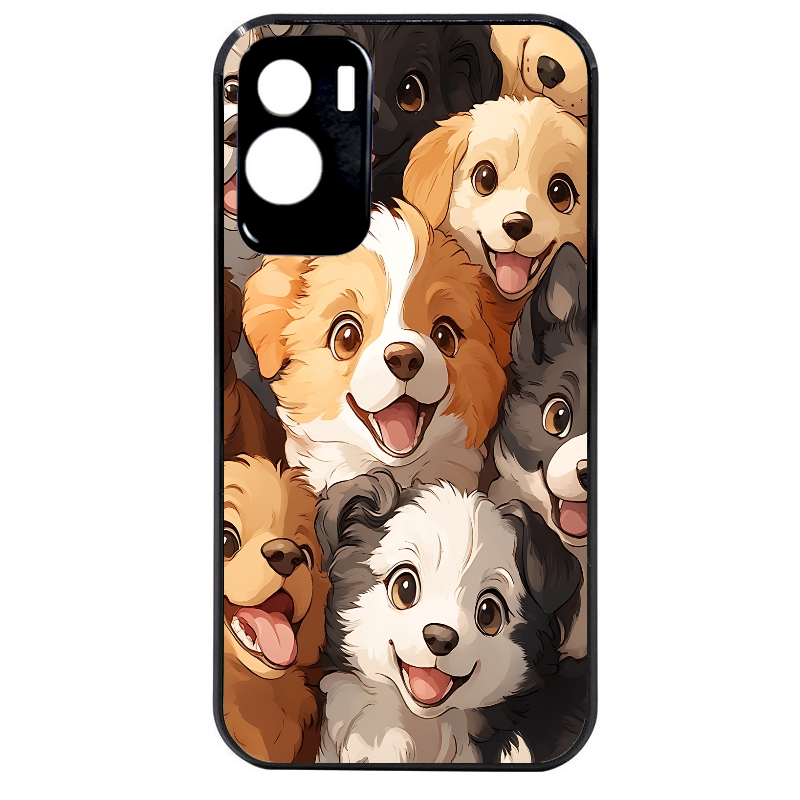 Coque noire taperso pour Honor 70 LITE 90 et LITE avec motif chien smile protection antichoc personnalisée