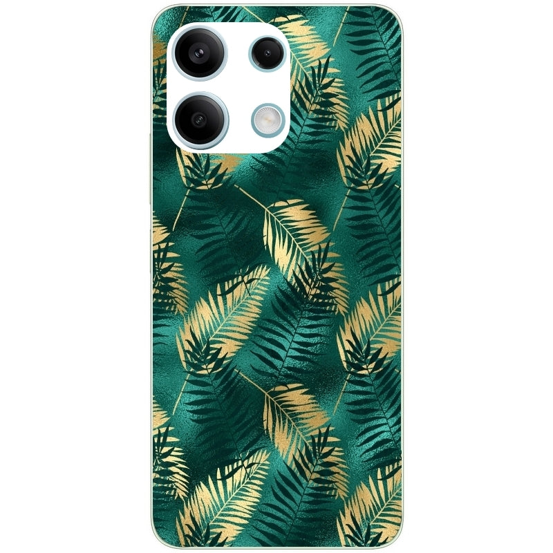 Coque taperso pour POCO X6 5G avec motif palmier vert protection antichoc personnalisée