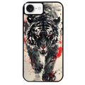 Coque noire taperso pour Iphone 16 16E PLUS MAX PRO avec motif tigre japan protection antichoc personnalisée