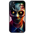 Coque noire taperso pour OPPO A16 et A16S motif joker style zombie protection antichoc personnalisée