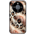 Coque noire taperso pour Honor X9A avec motif effet fourrure leopard 1 protection antichoc personnalisée