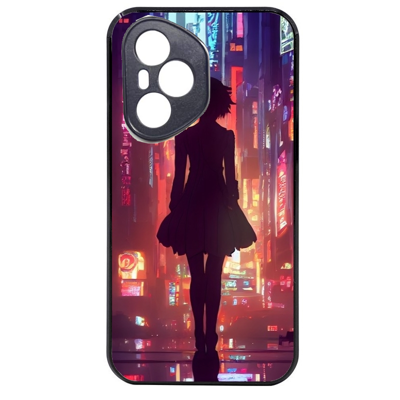 Coque noire taperso pour Honor 400 et Lite Pro Smart avec motif new york anime protection antichoc personnalisée