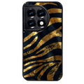 Coque noire taperso pour OnePlus 11 et 12 avec motif zebre gold protection antichoc personnalisée