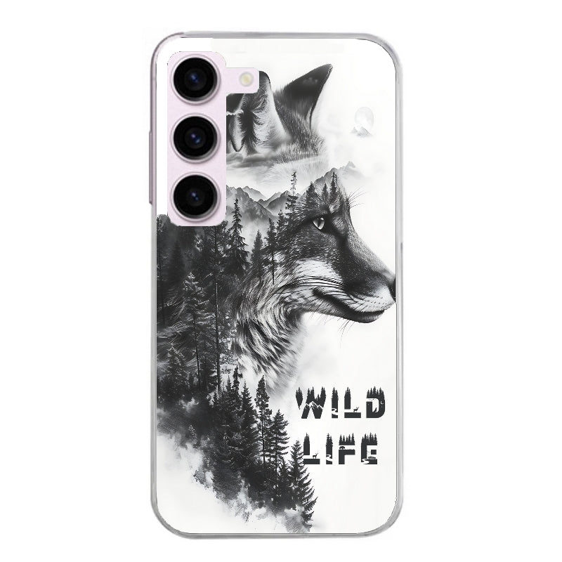 Coque taperso pour Galaxy A13 4G et 5G A23 A53 avec motif renard fox wild protection antichoc personnalisée