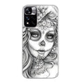 Coque taperso pour Redmi Note 11 4G PRO 5G 11S avec motif mort calavera tatoo protection antichoc personnalisée