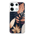 Coque taperso pour POCO X6 5G avec motif jungle et feuilles protection antichoc personnalisée