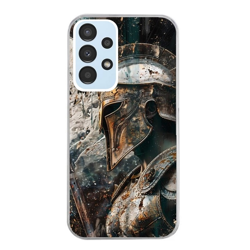 Coque taperso pour Galaxy A13 4G et 5G A23 A53 avec motif spartan guerrier protection antichoc personnalisée