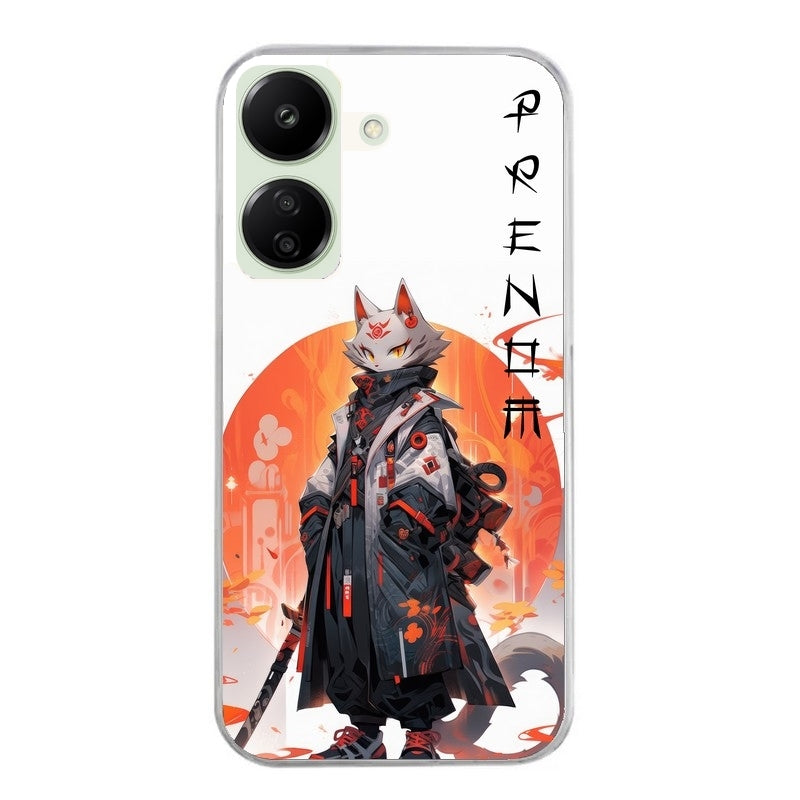 Coque taperso pour POCO C65 4G avec motif anime chat japan personnalise protection antichoc personnalisée