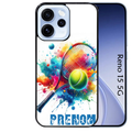 Coque noire taperso pour OPPO Reno 15 et F FS 5G avec motif tennis raquette personnalisee protection antichoc personnalisée