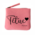 Porte monnaie personnalisé tetue en feutrine en feutrine