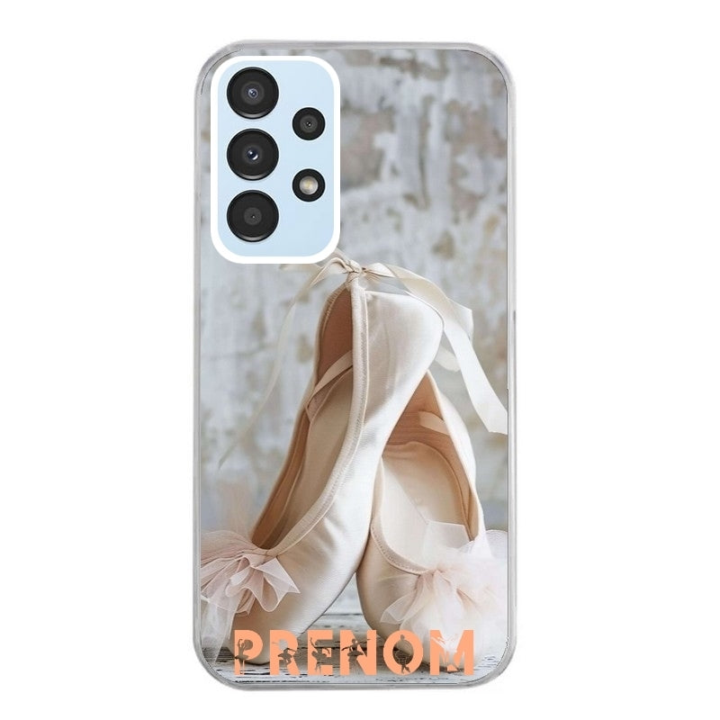 Coque taperso pour Galaxy A13 4G et 5G A23 A53 avec motif ballerine danse personnalisee protection antichoc personnalisée