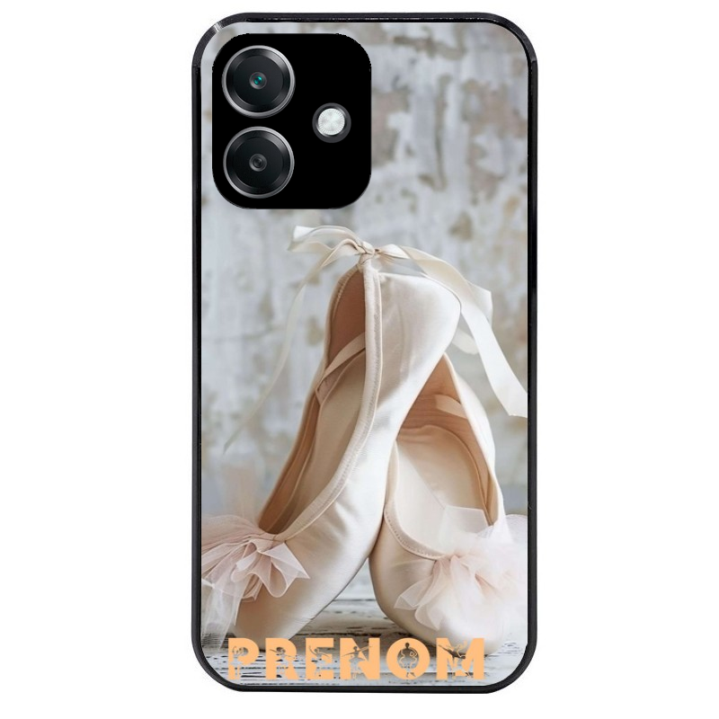 Coque noire taperso pour OPPO A40 avec motif ballerine danse personnalisee protection antichoc personnalisée