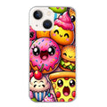Coque taperso pour Iphone 14 et PRO PLUS PRO MAX avec motif anime donut kawaii protection antichoc personnalisée
