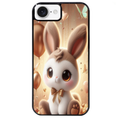 Coque noire taperso pour Iphone 17 17E AIR MAX PRO avec motif lapin ballon protection antichoc personnalisée