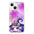Coque taperso pour Iphone 12 et PRO MINI PRO MAX avec motif licorne magic avec prenom protection antichoc personnalisée