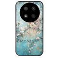 Coque noire taperso pour Magic 7 LITE et PRO avec motif fleur sakura personnalisee protection antichoc personnalisée