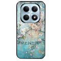 Coque noire taperso pour POCO M8 5G et PRO 5G avec motif fleur sakura personnalisee protection antichoc personnalisée