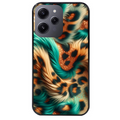 Coque noire taperso pour Redmi 12 4G et 5G avec motif effet fourrure leopard 3 protection antichoc personnalisée