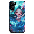 Coque noire taperso pour OnePlus Nord CE5 avec motif sirene style anime protection antichoc personnalisée