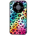 Coque noire taperso pour Honor X9A avec motif leopard arc protection antichoc personnalisée