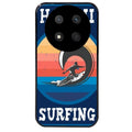Coque noire taperso pour Magic 7 LITE et PRO avec motif hawaii et surf protection antichoc personnalisée