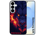 Coque noire taperso pour galaxy S26 et PLUS ULTRA FE avec motif lion anime protection antichoc personnalisée