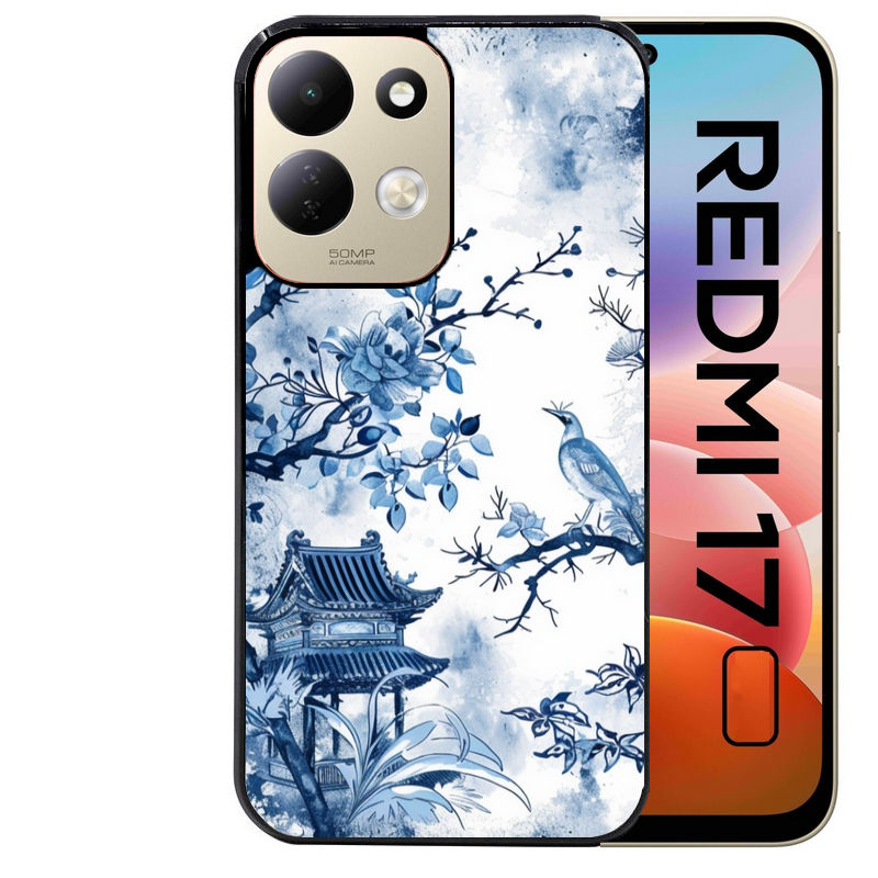 Coque pour Redmi 17 et 17C 4G 5G japan art