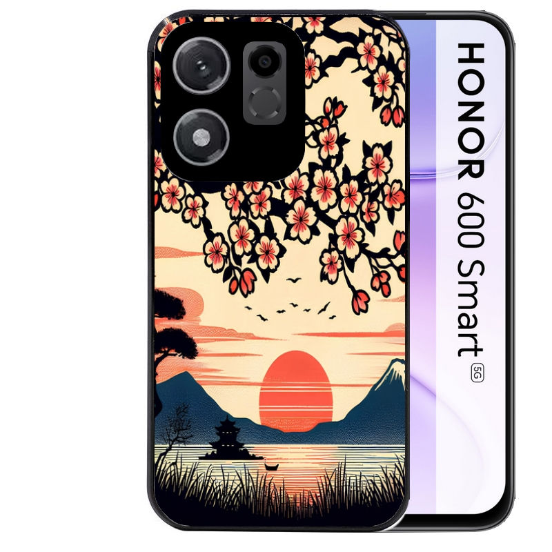 Coque pour Honor 600 SMART japan cerisier